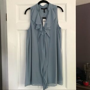 NWT BCBGMaxazria Soft Blue Sleeveless Dress